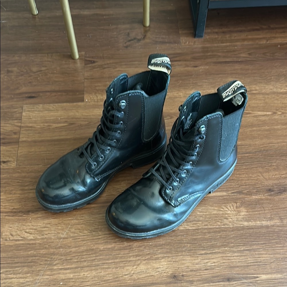 Blundstone Women's Originals Lace Up Boots / Black Brush / AU 5.5 US 8.5